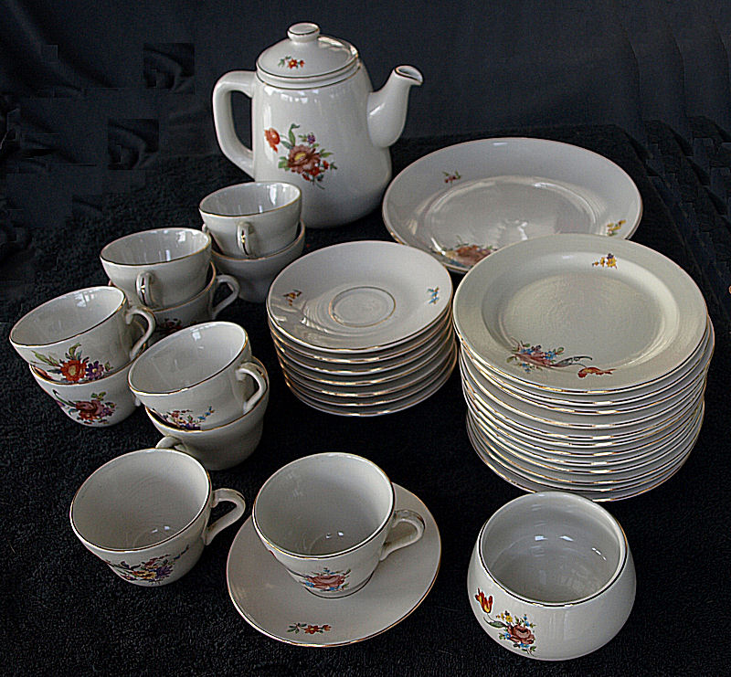 Porcelæn - glasting - stel mv.