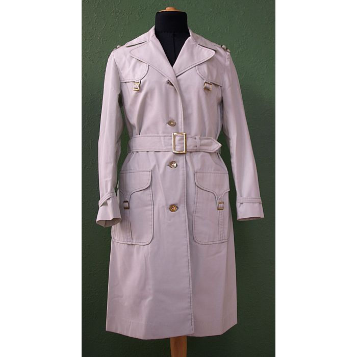 Vintage trenchcoat fabrikeret i Danmark, ubrugt