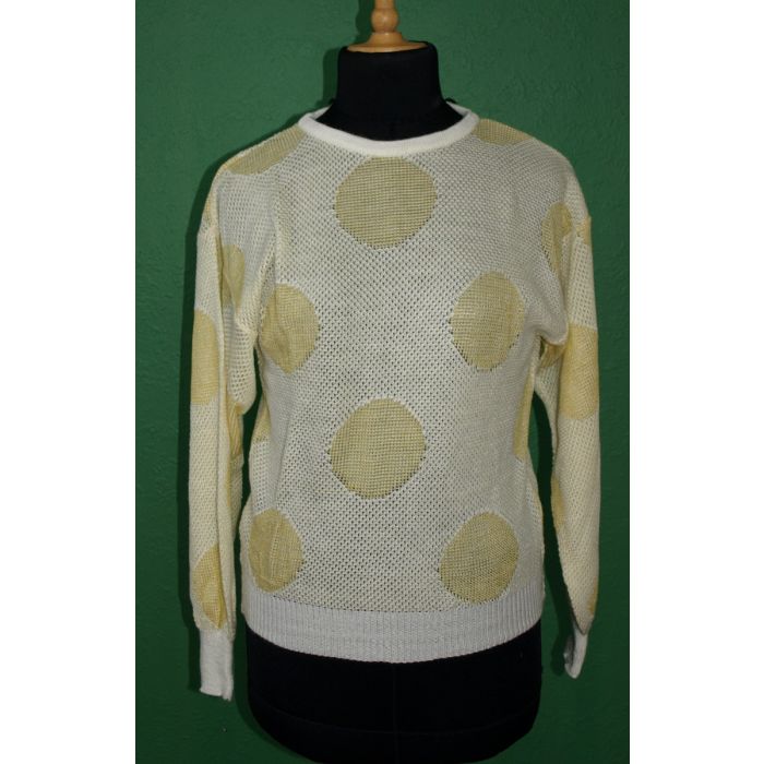 Vintage strikbluse af mærket Michelle, str. 36. Ubrugt