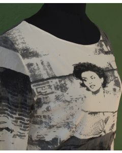 Bluse med Sophia Loren print, fra Zorbé, str. S