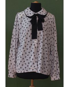 Vintage skjortebluse fra Irma i str. S, ubrugt