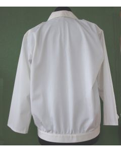 Hvidt Vintage sæt i to dele fra den danske Systue Tage Vanggaard i Århus, og af mærket Right-on, fra 80erne. Ubrugt