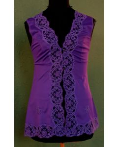Lilla vintage negligee med trusse fra Bellamour, København, str. S, ubrugt