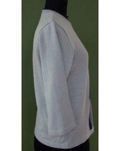 Lyseblå strikbluse fra Lauré, str. 38, ubrugt