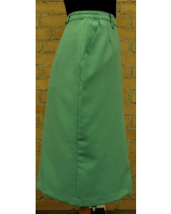 Lysegrøn Vintage nederdel fra Brandtex, str. C38, 80s