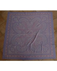 Lyslilla Vintage tørklæde fra Gloria Vanderbilt, ubrugt