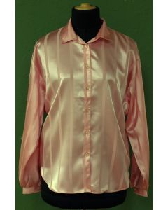 Rosa vintage skjortebluse fra Eurofashion, str. 38, 80erne