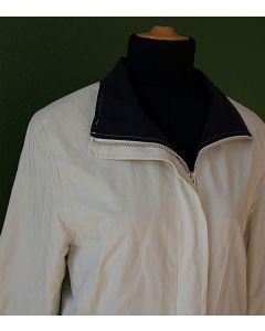 Råhvid Vindjakke fra Milo, str. 36, 90erne