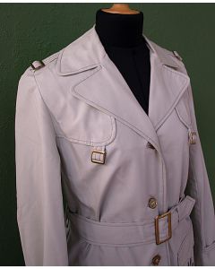 Vintage trenchcoat fabrikeret i Danmark, ubrugt
