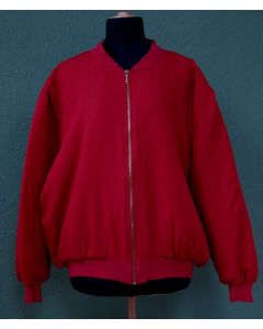 Rød, Vintage vindjakke, catalinajakke fra Elton, str. 42, 80erne