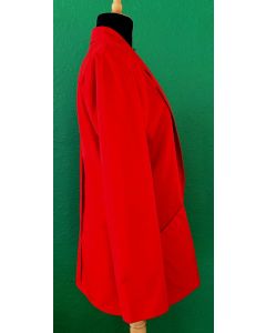 Rød vintage blazer fra Hejko, str. 38. Ubrugt.