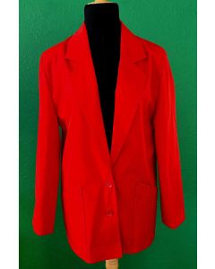 Rød vintage blazer fra Hejko, str. 38. Ubrugt.