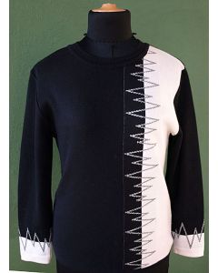 Strikbluse fra Skovhuus i str. S, velholdt