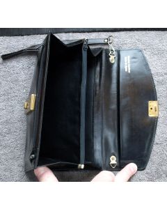 Sort vintage clutch, 70erne
