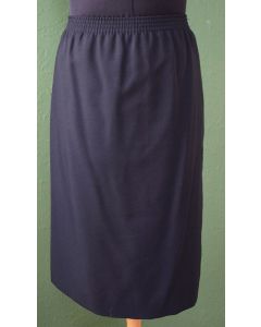 Sort Vintage nederdel fra Toft, str. 36, 80erne