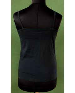 Sort Vintage top, str. S/M, fra Via Roma