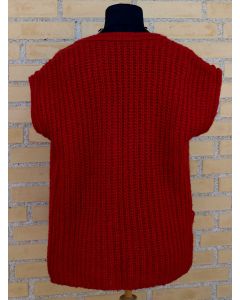 Strikket vintage vest, str. 38