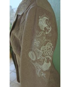 Brun blazer fra Repeat i str. S, ubrugt