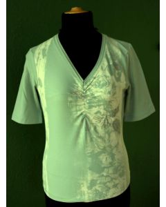 Lysegrøn, kortærmet bluse fra Betty Barclay, str. 36, ubrugt