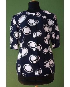 Vintage blusejakke fra Eurofashion, str. 38, 80erne