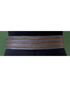 Vintage bælte med slangeindsatser, 80erne