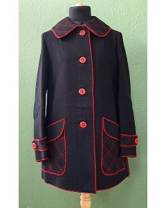 Vintage frakke design Lars Hillingsø, str. 38, 70erne