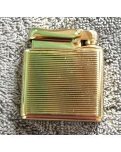 Vintage MonoGas forgyldt Colibri Lighter 20, 1950erne