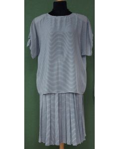 Vintage sæt med striber fra  Elinette Design, str. 40, 80'erne