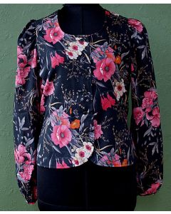 Vintage skjortebluse fra Scantex, str. 38, 80erne
