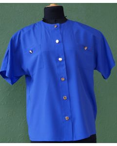 Vintage skjortebluse syet til Magasin,  str. 36, 80erne