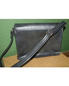 Grå vintage skuldertaske i kunstlæder, ubrugt