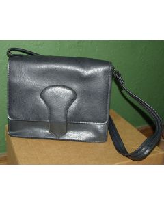 Grå vintage skuldertaske i kunstlæder, ubrugt