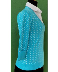 Bluse med indsat skjortetop fra Soyaconcept, str. S. Ubrugt