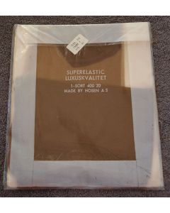 Vintage strømper, Lene, til hofteholder, brune, str. 8½