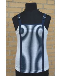 Vintage top fra danske Sunline, str. 38/40, 80erne