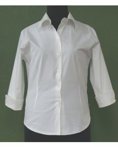 Hvid skjortebluse fra Taxi, str. M