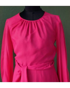 Pink, lang kjole fra Camilla of Copenhagen, str. 38. Ubrugt