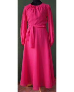 Pink, lang kjole fra Camilla of Copenhagen, str. 38. Ubrugt