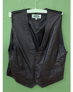 Sort vintage tjenervest fra Ze-Ze, str. M, ubrugt