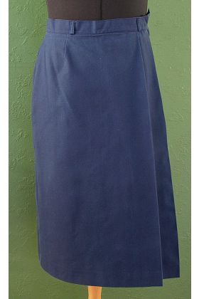 Blå Vintage nederdel fra Lady van Gils, str. 34/36, 70erne