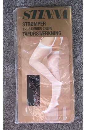 Sorte vintage strømper til hofteholder, str. one-size
