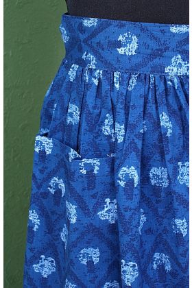 Vintage nederdel, str. 36, 80erne
