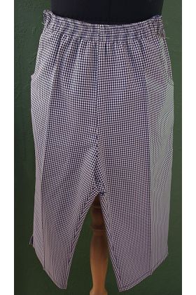 Vintage shorts, sort og hvide tern, str. 38/40, 80erne