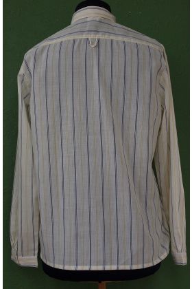 Vintage skjortebluse med striber fra Magasin, str. 40, 80erne