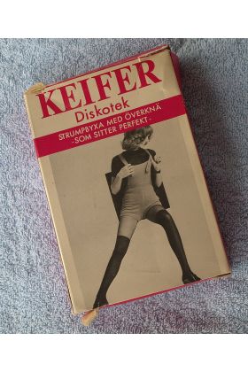 Vintage strømpebukser, diskotek over knee, 70erne