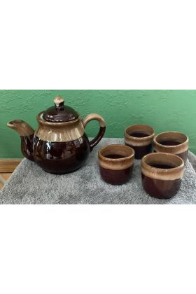 Vintage tesæt i keramik