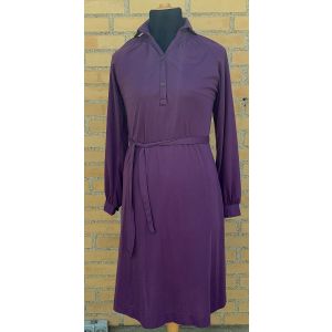 Vintage kjole i jersey fra Bella, str. 36, 70erne