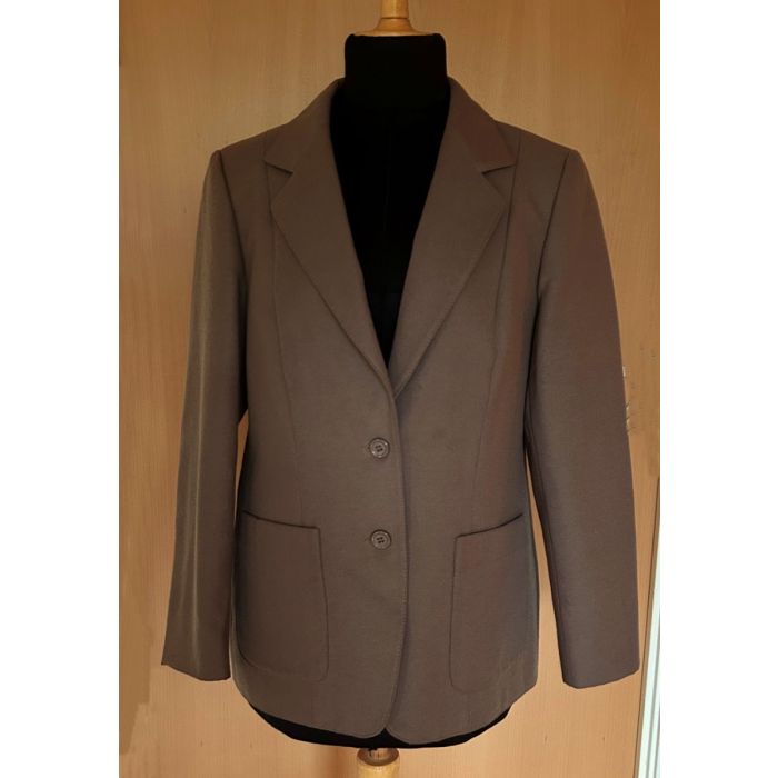 Gråbrun vintage blazer fra Brandtex, str. 40, velholdt