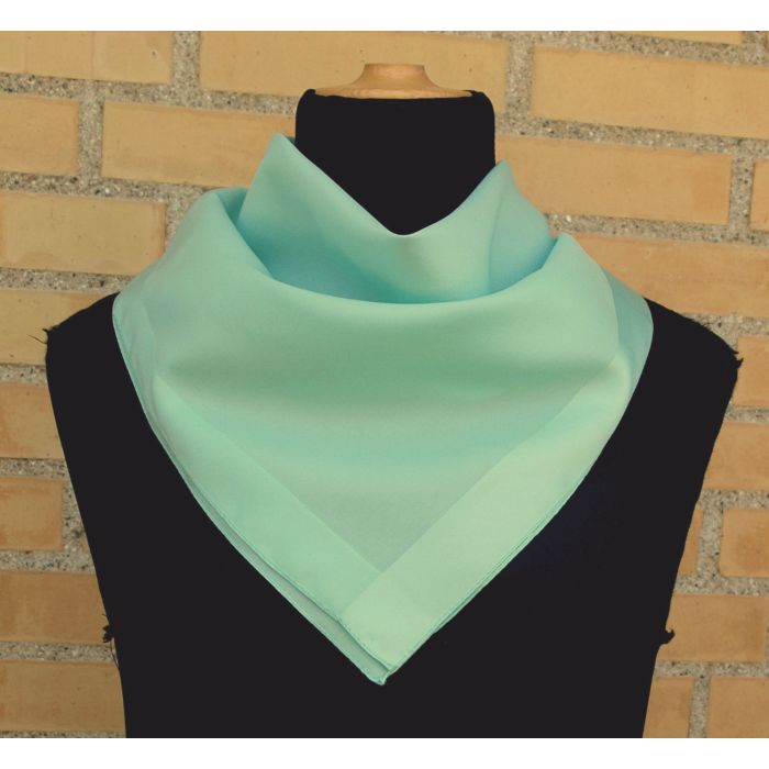 Mintgrønt vintage tørklæde fra italienske Boselli, ubrugt