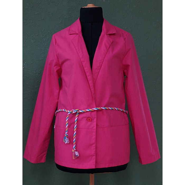Pink vintage blazer fra Trender i str. 34/36. Ubrugt